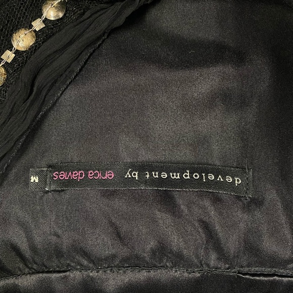 Development by Erica Davies Black Dress EUC M Medium - Picture 4 of 6